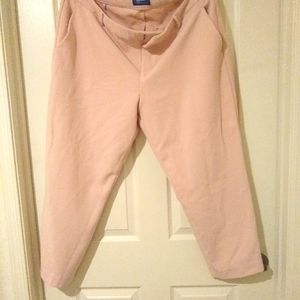 Old Navy pink dress pants/capris